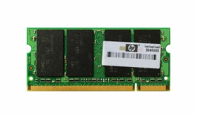 496112-001 HP 4GB PC2-6400 DDR2-800MHz non-ECC Unbuffered CL6 200-Pin SoDimm Dual Rank Memory Module