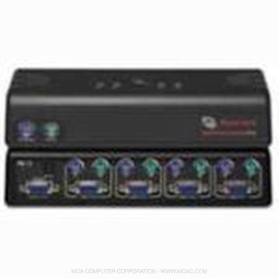 4SVP10-001 Avocent SwitchView 4-port KVM Switch 4 x 1 4 x mini-DIN (PS/2) Keyboard, 4 x mini-DIN (PS/2) Mouse, 4 x HD-15 Video