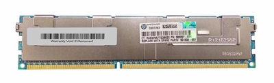 500207-071 HP 16GB PC3-8500 DDR3-1066MHz ECC Registered CL7 240-Pin DIMM Quad Rank Memory Module