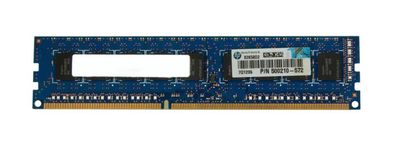 500210-572 HP 4GB PC3-10600 DDR3-1333MHz ECC Unbuffered CL9 240-Pin DIMM Dual Rank Memory Module
