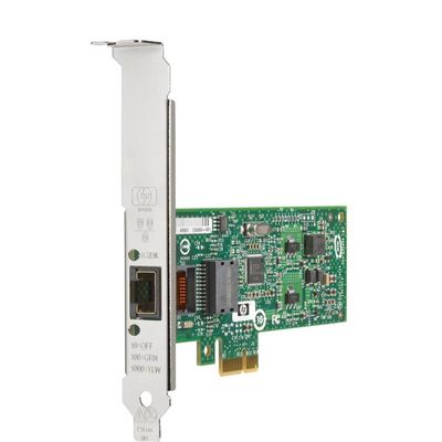 503827-001 HP Single-Port RJ-45 1Gbps 10Base-T/100Base-TX/1000Base-T Gigabit Ethernet PCI Express x1 Server Network Adapter for ProLiant Servers