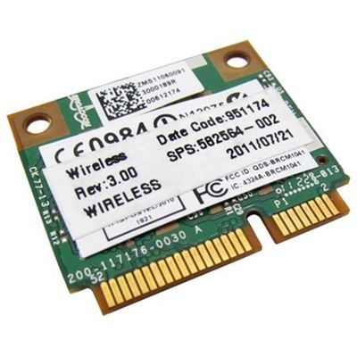 582564-002 HP Dual band 300Mbps 2.4GHz IEEE 802.11a/b/g/n Half Mini PCI Express WLAN Wireless Network Card for Elitebook 2540p Notebook
