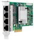 593722R-B21 HP Quad-Ports RJ-45 1Gbps 10Base-T/100Base-TX/1000Base-T Gigabit Ethernet PCI Express 2.0 x4 Server Network Adapter