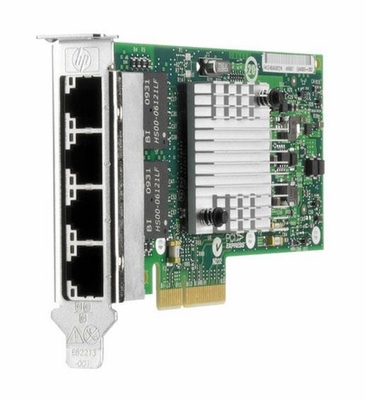 593772-B21 HP Quad-Ports RJ-45 1Gbps 10Base-T/100Base-TX/1000Base-T Gigabit Ethernet PCI Express 2.0 x4 Server Network Adapter