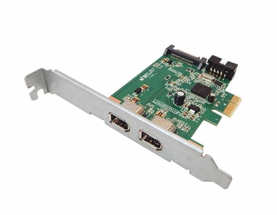 637800-001 HP Dual-Port Firewire IEEE 1394a PCI Express x1 Card
