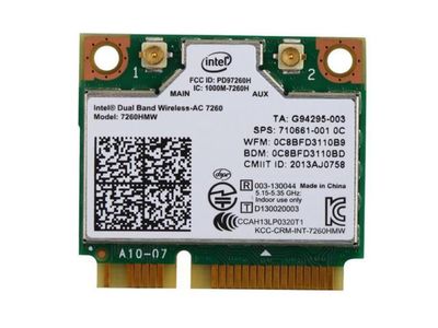 9VVTM Dell WiFi Card Mini PCI-E 300Mbps 802.11a/b/g/n Internal Mini Bluetooth 4.0 Dual Band for Inspiron 7537