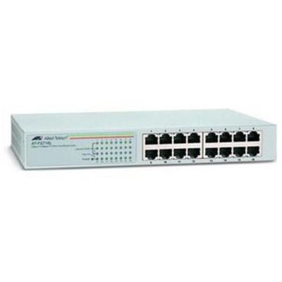 AT-FS716L-10 Allied Telesis 10/100TX 16-Ports Unmanaged Eco-friendly Fast Ethernet Switch