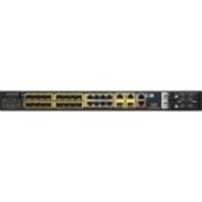 CGS-2520-16S8PC-RF Cisco 8-Ports Fast Ethernet Network 2x Gigabit Ethernet Ports Uplink Port Optical Fiber Twisted Pair 10/100/1000Base-T 19x SFP Expansion Slots Layer2 Rack-Mountable 1U Switch