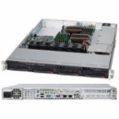 CSE-815TQ-563UB SuperMicro Rack Rack-Mountable 2x USB & Db9 Com Port Tray Power Supply 560 Watt -Bl