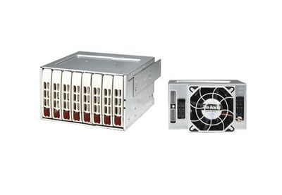 CSE-M28E2 Supermicro M28E2 Mobile Rack Storage Enclosure 8 x 2.5" Front Accessible Hot-swappable Internal White