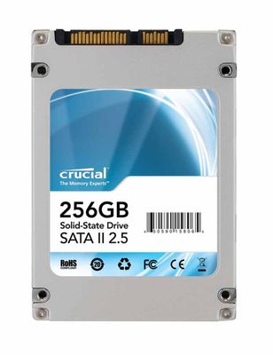 CT256M225 Crucial M225 Series 256GB MLC SATA 3Gbps 2.5-inch Internal Solid State Drive (SSD)
