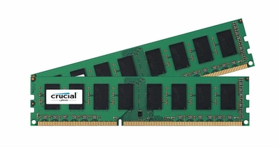 CT2KIT51264BA160B Crucial 8GB Kit (2 X 4GB) PC3-12800 DDR3-1600MHz non-ECC Unbuffered CL11 240-Pin DIMM Memory