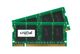 CT582930 Crucial 2GB Kit (2 X 1GB) PC2-5300 DDR2-667MHz non-ECC Unbuffered CL5 200-Pin SoDimm Memory