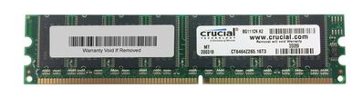CT6464Z265 Crucial 512MB PC2100 DDR-266MHz non-ECC Unbuffered CL2.5 184-Pin DIMM Memory Module