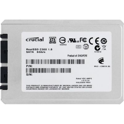 CTFDDAA256MAG-1G1 Crucial RealSSD C300 Series 256GB MLC SATA 6Gbps 1.8-inch Internal Solid State Drive (SSD)