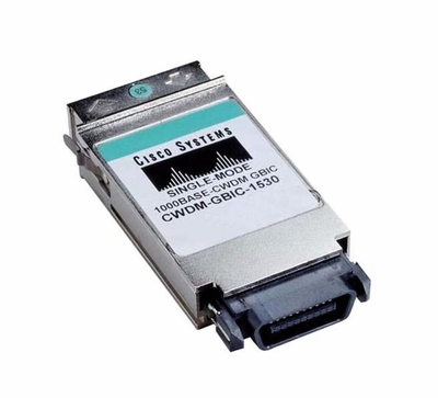 CWDM-GBIC-1530 Cisco 1Gbps 1000Base-ZX CWDM Single-mode Fiber 80km 1530nm Duplex SC Connector GBIC Transceiver Module
