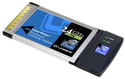 D20197 Linksys WPC54GS Wireless-G PCMCIA 2.4G/54Mb SpeedBooster