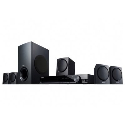 DAVTZ130 Sony DAV-TZ130 5.1 Home Theater System 350 W RMS DVD Player Black Dolby Digital, Dolby Pro Logic DVD+RW, DVD-RW, CD-RW DVD Video, VCD, DivX, MPEG-4, XviD, AVI, SVCD HDMI USB