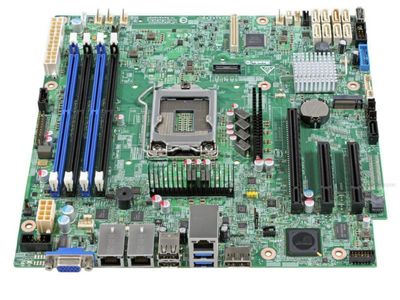 DBS1200SPL Intel S1200SPL C236 Chipset Socket LGA 1151 Micro ATX Server Motherboard