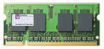 DDR667-2G Kingston 2GB PC2-5300 DDR2-667MHz non-ECC Unbuffered CL5 200-Pin SoDimm Dual Rank Memory Module