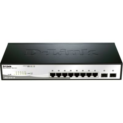 DGS-1210-10 D-Link Web Smart 8-Ports Gigabit Switch With 2 SFP Slots