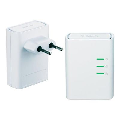 DHP-W311AV D-Link PowerLine AV 500 Wireless N Mini Starter Kit 1 x Network (RJ-45) 500 Mbps Powerline IEEE 802.11n HomePlug AV Fast Ethernet