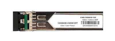 E1MG-CWDM100-1530 Brocade 1Gbps 1000Base-CWDM Single-mode Fiber 100km 1530nm Duplex LC Connector SFP Transceiver Module