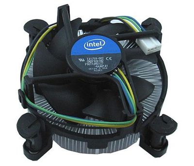 E41759-002 Intel Copper Core/Aluminum Heatsink and 3.5-inch Fan for Socket LGA1156