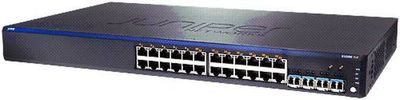 EX2200-24P-4G Juniper 24-Ports 10/ 100/ 1000Base-T Ethernet Switch with Power over Ethernet (PoE) and 4 SFP GbE Uplink Ports + 550 W AC PSU (450 W for PoE)