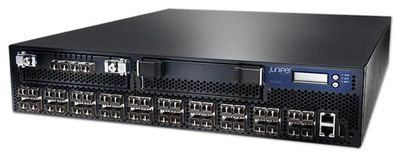 EX4500-40F-FB Juniper EX 4500 40-Port 1/10G SFP+ Converged Switch with 1200Watt AC Power Supply front to Back Airflow