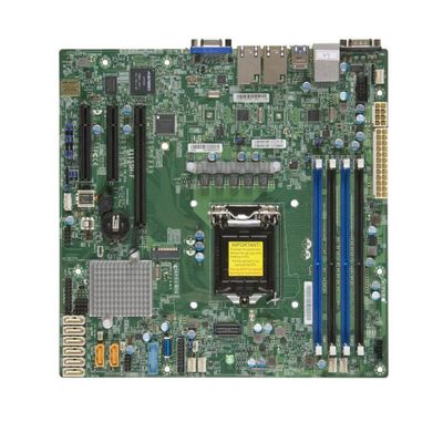MBD-X11SSH-F-B SuperMicro X11SSH-F Socket H4 LGA 1151 Xeon E3-1200 v5 / v6 Intel C236 Chipset DDR4 4 x DIMM 8 x SATA 6Gbps micro-ATX Server Motherboard