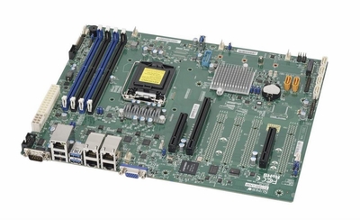 MBD-X11SSI-LN4F-O SuperMicro X11SSI-LN4F Socket H4 LGA 1151 Xeon E3-1200 v5 / v6 Intel C236 Chipset DDR4 4 x DIMM 6 x SATA 6Gbps ATX Server Motherboard