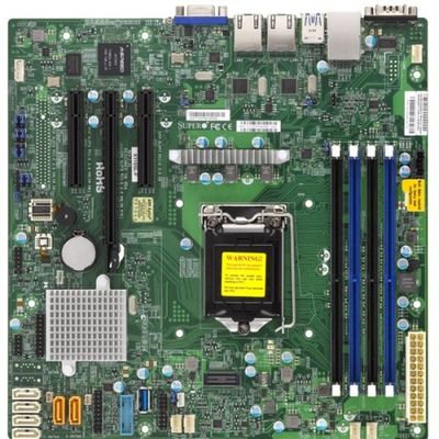MBD-X11SSL-B SuperMicro X11SSL Socket H4 LGA 1151 Xeon E3-1200 v5 / v6 Intel C232 Chipset DDR4 4 x DIMM 6 x SATA 6Gbps micro-ATX Server Motherboard