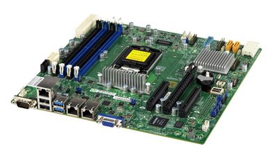 MBD-X11SSL-F-O SuperMicro X11SSL-F Socket H4 LGA 1151 Xeon E3-1200 v5 / v6 Intel C232 Chipset DDR4 4 x DIMM 6 x SATA 6Gbps micro-ATX Server Motherboard