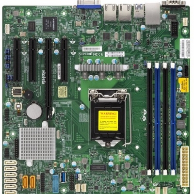 MBD-X11SSM-B SuperMicro X11SSM Socket H4 LGA 1151 Xeon E3-1200 v5 / v6 Intel C236 Chipset DDR4 4 x DIMM 8 x SATA 6Gbps micro-ATX Server Motherboard
