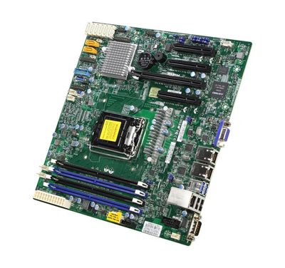 MBDX11SSMFB SuperMicro X11SSM-F Socket H4 LGA 1151 Xeon E3-1200 v5 / v6 Intel C236 Chipset DDR4 4 x DIMM 8 x SATA 6Gbps micro-ATX Server Motherboard