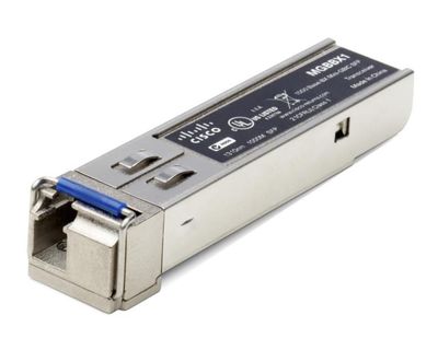 MGBBX1 Cisco 1Gbps 1000Base-BX-U Single-mode Fiber 20km 1310nmTX/1490nmRX LC Connector SFP (mini-GBIC) Transceiver Module
