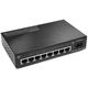 MIL-S800I-V2 Transition 8-Ports 10/100BASE-TX Compact Switch with internal power Unmanaged All-Copper Switches