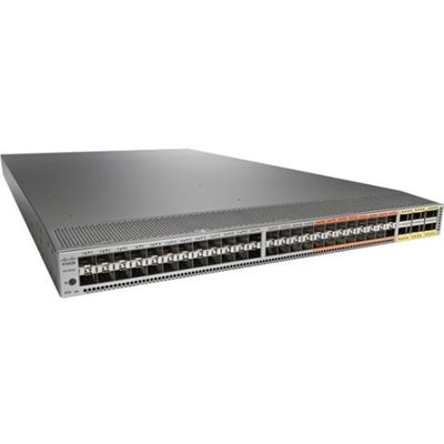 N5K-C5672UP-RF Cisco Nexus 5672UP 48-Ports 10 Gigabit Ethernet Expansion Slots 40GBase-X Manageable Layer3 Rack-mountable 1U Switch with 54x SFP+ and QSFP+ Slots