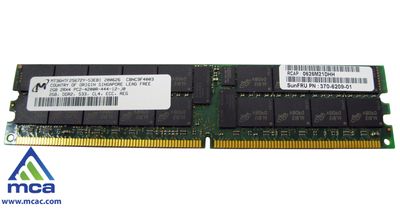 370-6209 Sun 2GB PC2-4200 DDR2-533MHz ECC Registered CL4 240-Pin DIMM Chipkill Memory Module for SPARC Enterprise T1000 / T2000 Server