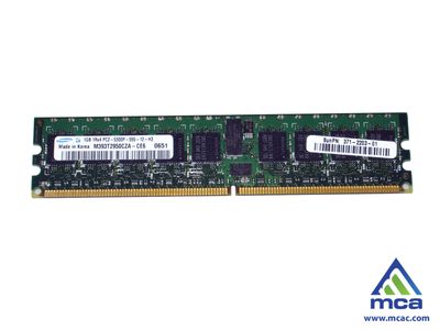 371-2203 Sun 1GB PC2-5300 DDR2-667MHz ECC Registered CL5 240-Pin DIMM Single Rank Memory Module