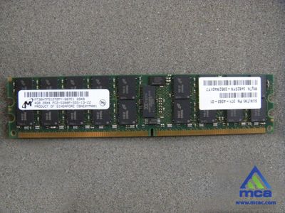 371-4063 Sun 4GB PC2-5300 DDR2-667MHz ECC Registered CL5 240-Pin DIMM Dual Rank Memory for Sun Blade X6240 X6440 Server Modules RoHS-5 Compliant