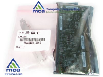 375-3354 Oracle Sun StorageTek Enterprise 4GB PCI-X 266MHz 1-Port Fibre Channel Host Bus Adapter