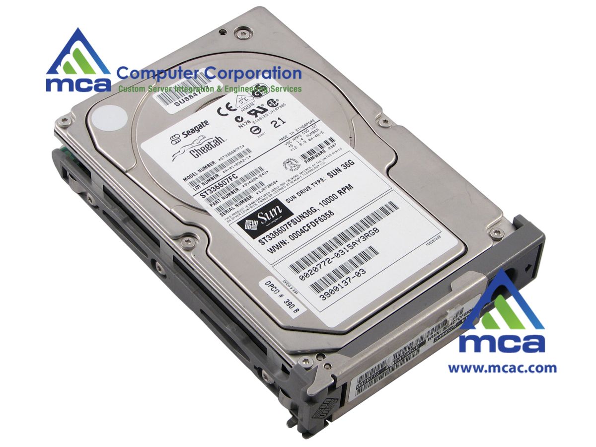 Oracle Sun Part Number: (390-0137) Sun Seagate ST336607FC ...