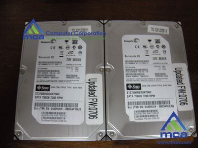 Oracle Sun Part Number: (390-0356 )  Sun Original Seagate ST3750640NS [ST37500NSSUN750G]