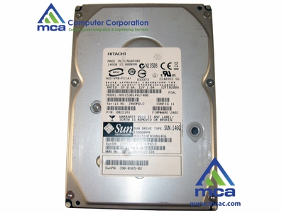 Oracle Sun Part Number: (390-0365)  Sun Hitachi HUS153014VLF400 HUS1514FBSUN146G 146.8GB - 15000 RPM - FC-AL Disk