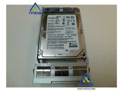 Oracle Sun Part Number: (390-0491)  Sun Seagate ST9600205SS ST960005SSUN600G600GB 10000 RPM SAS Disk