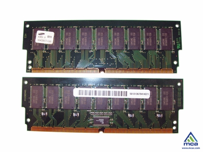 501-3136 Sun 256MB Kit (2 X 128MB) ECC Registered FPM 8K 5V 60ns 200-Pin DIMM Memory