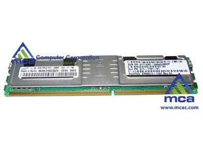 511-1161 Sun 2GB PC2-5300 DDR2-667MHz ECC Fully Buffered CL5 240-Pin DIMM Dual Rank Memory Module for Sun SPARC Enterprise T5120/T5220/T5440 Series Server