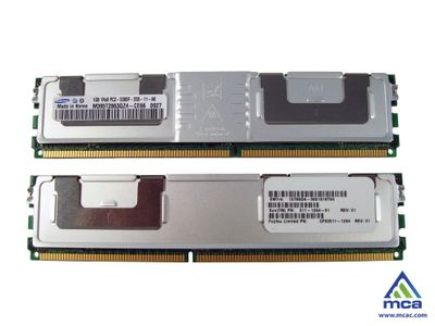511-1264 Sun 1GB PC2-5300 DDR2-667MHz ECC Fully Buffered CL5 240-Pin DIMM Single Rank Memory Module